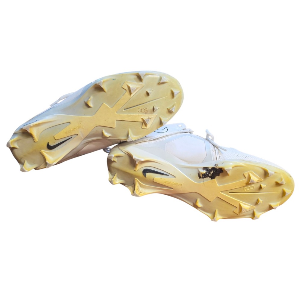 Nike Alpha Menace Pro 3 Football Cleats White Black CT6649-109 Mens 10 - Picture 7 of 8